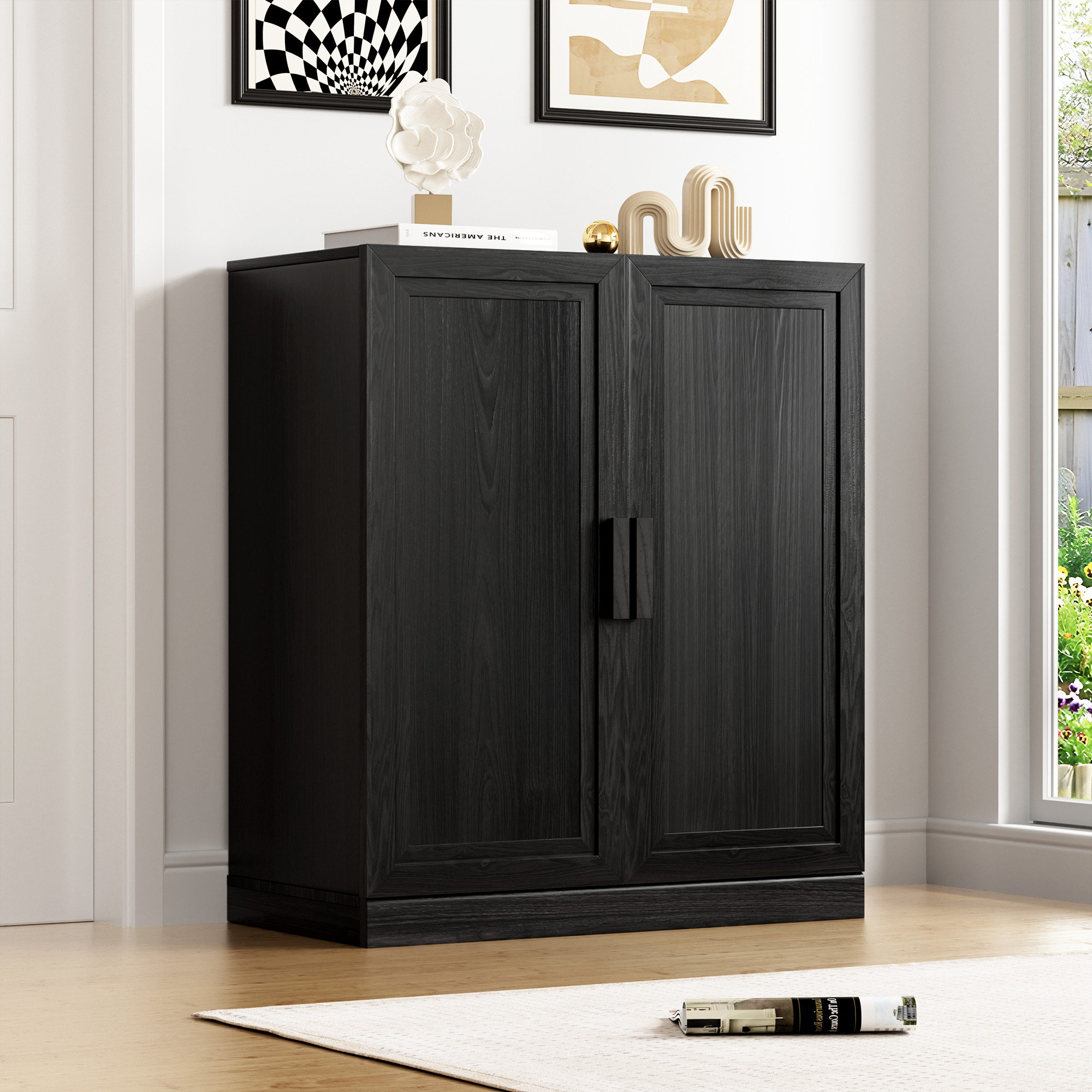 Ebern Designs Gershwin Accent Storage Cabinet & Reviews